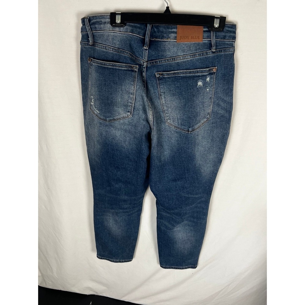 Judy Blue Slim Fit High Rise Jeans Sz 14W JB88776 DK - Picture 2 of 12